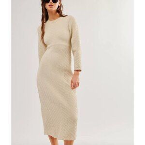 FREE PEOPLE gabby seamless midi dress size M/L